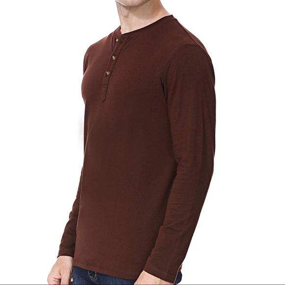 mens slim fit henley